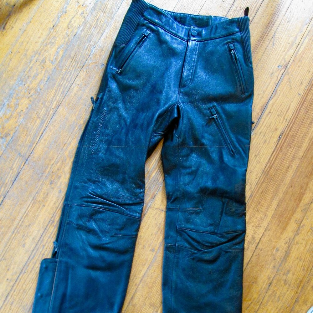 NWOT- Harley Davidson Womens size 10- leather riding pants